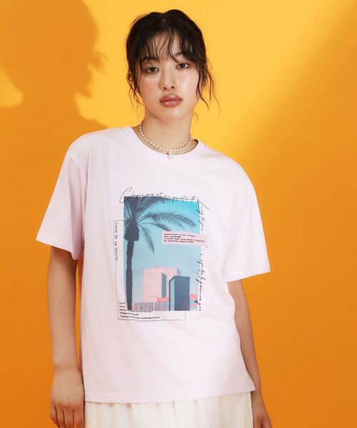 THE SHOP TK / ザ ショップ ティーケー Tシャツ | フォトアソートTシャツ【接触冷感/UV/毛玉になりにくい/洗濯機OK】 | 詳細22
