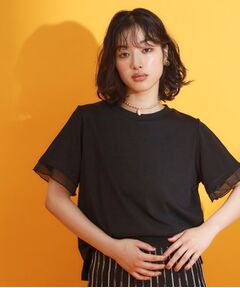 THE SHOP TK / ザ ショップ ティーケー Tシャツ | 【再入荷】袖シアーTシャツ【接触冷感/UV/洗濯機OK】