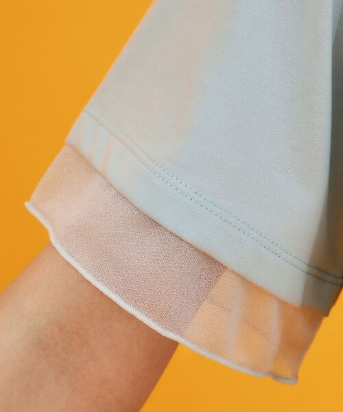 THE SHOP TK / ザ ショップ ティーケー Tシャツ | 【再入荷】袖シアーTシャツ【接触冷感/UV/洗濯機OK】 | 詳細15