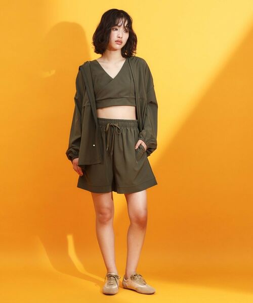 THE SHOP TK / ザ ショップ ティーケー キャミソール・チューブトップ | 【mizugiwa/ラッシュガード】パット入りリボンビスチェ/セットアップ可/接触冷感/UVケア/洗える | 詳細10