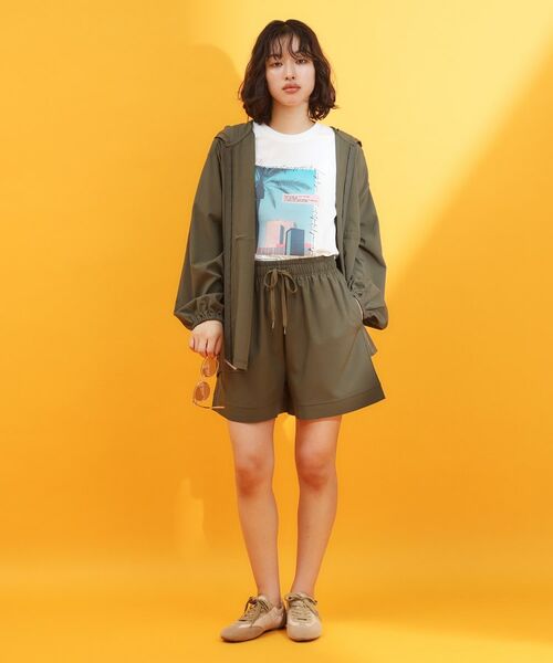 THE SHOP TK / ザ ショップ ティーケー レザーブルゾン・ジャケット | 【mizugiwa/ラッシュガード】フロントジップパーカ/セットアップ可/接触冷感/UVケア/洗濯機OK | 詳細1