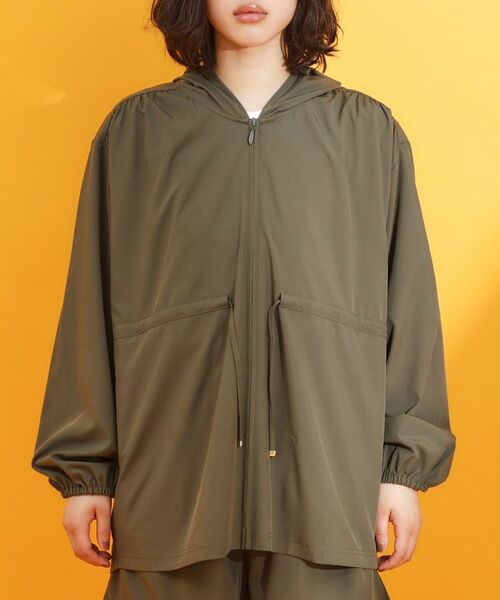 THE SHOP TK / ザ ショップ ティーケー レザーブルゾン・ジャケット | 【mizugiwa/ラッシュガード】フロントジップパーカ/セットアップ可/接触冷感/UVケア/洗濯機OK | 詳細8