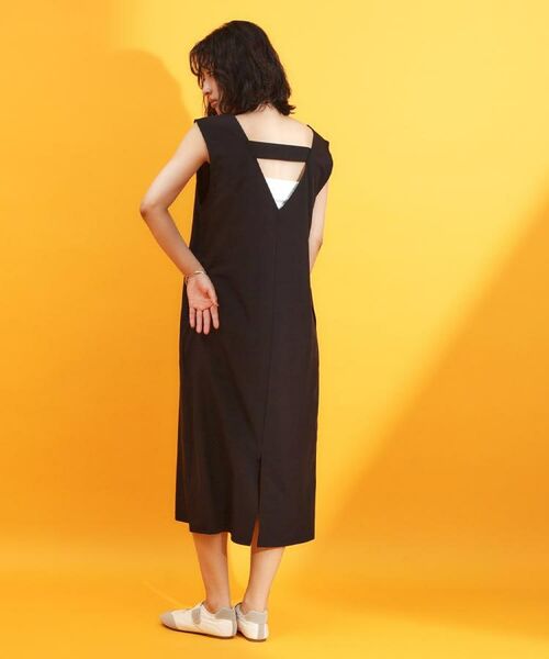 THE SHOP TK / ザ ショップ ティーケー ロング・マキシ丈ワンピース | 【mizugiwa/ラッシュガード】Vネックジャンスカ/セットアップ可/接触冷感/UVケア/洗濯機OK | 詳細10