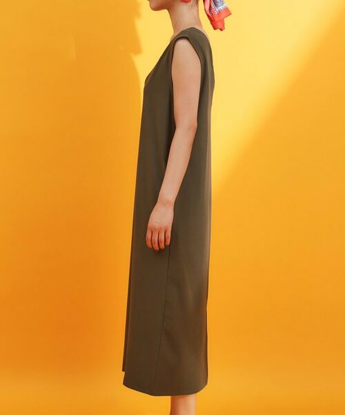 THE SHOP TK / ザ ショップ ティーケー ロング・マキシ丈ワンピース | 【mizugiwa/ラッシュガード】Vネックジャンスカ/セットアップ可/接触冷感/UVケア/洗濯機OK | 詳細13