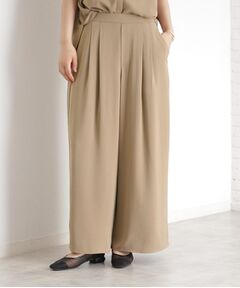THE SHOP TK / ザ ショップ ティーケー パンツ | タックワイドパンツ【UV/洗濯機OK/セットUP可】