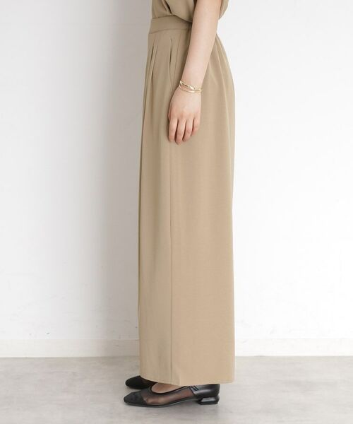 THE SHOP TK / ザ ショップ ティーケー パンツ | タックワイドパンツ【UV/洗濯機OK/セットUP可】 | 詳細15