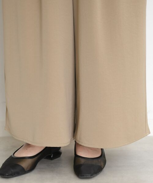 THE SHOP TK / ザ ショップ ティーケー パンツ | タックワイドパンツ【UV/洗濯機OK/セットUP可】 | 詳細20