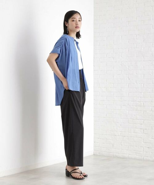 THE SHOP TK / ザ ショップ ティーケー パンツ | ウエストシャーリングパンツ【撥水/接触冷感/UV/洗濯機OK】 | 詳細3