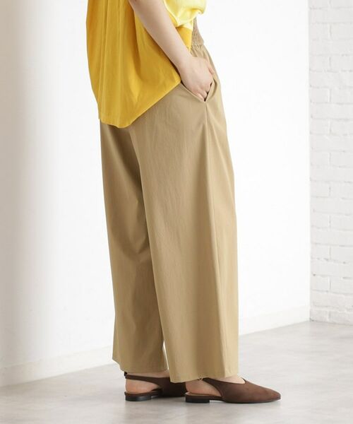 THE SHOP TK / ザ ショップ ティーケー パンツ | ウエストシャーリングパンツ【撥水/接触冷感/UV/洗濯機OK】 | 詳細5