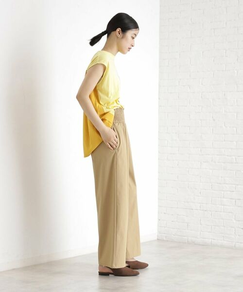 THE SHOP TK / ザ ショップ ティーケー パンツ | ウエストシャーリングパンツ【撥水/接触冷感/UV/洗濯機OK】 | 詳細7