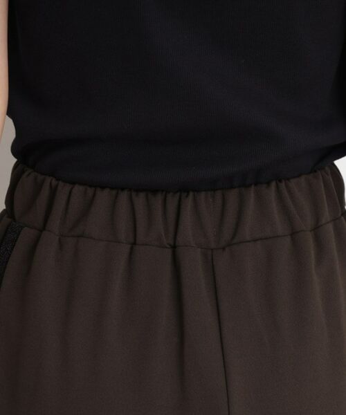 THE SHOP TK / ザ ショップ ティーケー ロング・マキシ丈スカート | サイドラメラインタイトスカート【洗濯機OK】 | 詳細13