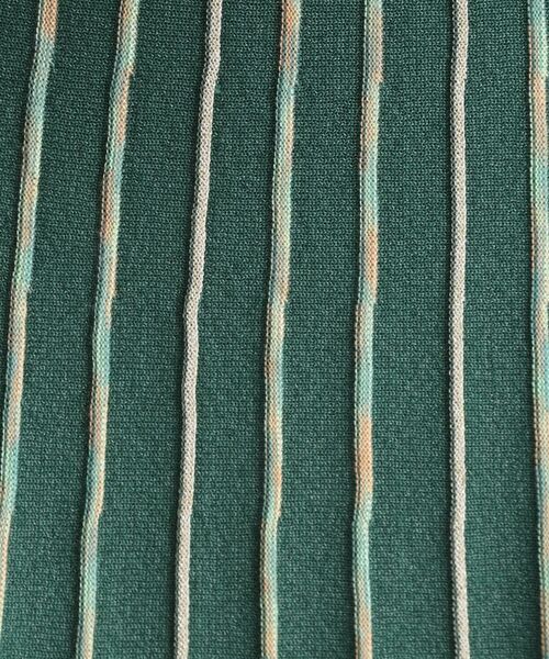 THE SHOP TK / ザ ショップ ティーケー ロング・マキシ丈スカート | ラメシアーストライプスカート【毛玉になりにくい/洗濯機OK】 | 詳細7