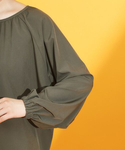 THE SHOP TK / ザ ショップ ティーケー シャツ・ブラウス | 【mizugiwa/ラッシュガード】ギャザーチュニック/前後2WAY/セットアップ可/接触冷感/UV/洗濯機OK | 詳細19