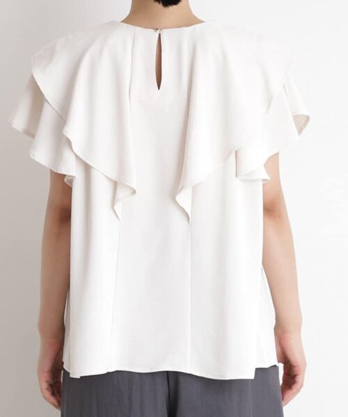 THE SHOP TK / ザ ショップ ティーケー シャツ・ブラウス | 【ONOFF活躍】フリルデザインブラウス/セットアップ可 | 詳細15