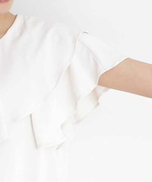THE SHOP TK / ザ ショップ ティーケー シャツ・ブラウス | 【ONOFF活躍】フリルデザインブラウス/セットアップ可 | 詳細18