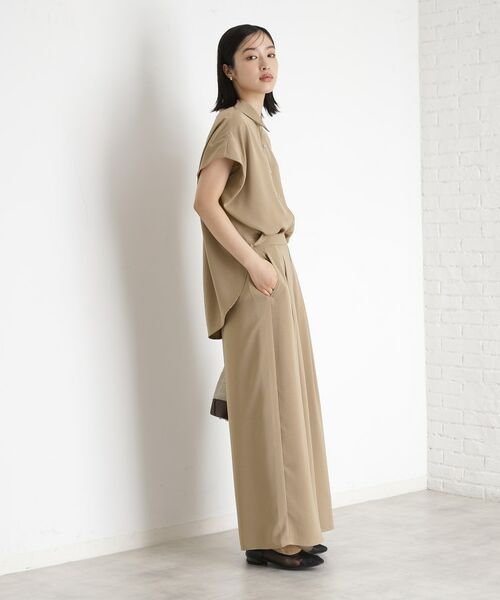 THE SHOP TK / ザ ショップ ティーケー シャツ・ブラウス | コットンライクブラウス【接触冷感/洗濯機OK/UV/セットアップ可】 | 詳細12