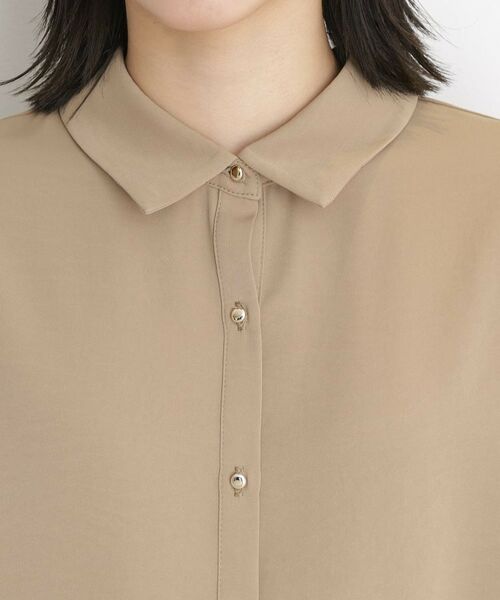 THE SHOP TK / ザ ショップ ティーケー シャツ・ブラウス | コットンライクブラウス【接触冷感/洗濯機OK/UV/セットアップ可】 | 詳細17