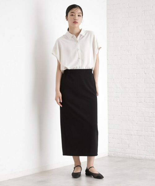 THE SHOP TK / ザ ショップ ティーケー シャツ・ブラウス | コットンライクブラウス【接触冷感/洗濯機OK/UV/セットアップ可】 | 詳細3