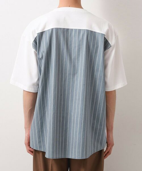 THE SHOP TK / ザ ショップ ティーケー シャツ・ブラウス | エシカルブロード切替Tシャツ | 詳細11