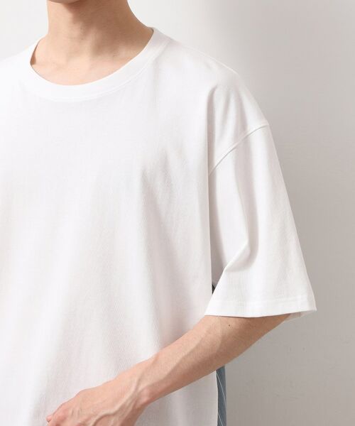 THE SHOP TK / ザ ショップ ティーケー シャツ・ブラウス | エシカルブロード切替Tシャツ | 詳細13