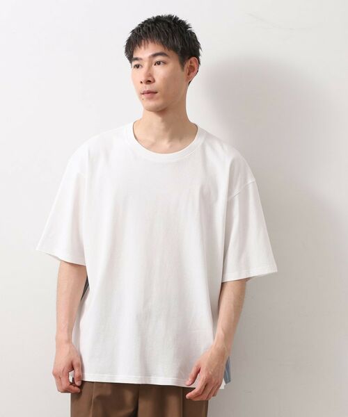 THE SHOP TK / ザ ショップ ティーケー シャツ・ブラウス | エシカルブロード切替Tシャツ | 詳細2