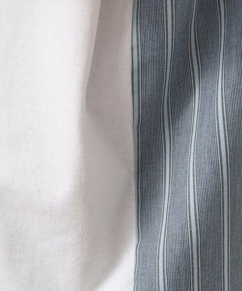 THE SHOP TK / ザ ショップ ティーケー シャツ・ブラウス | エシカルブロード切替Tシャツ | 詳細4