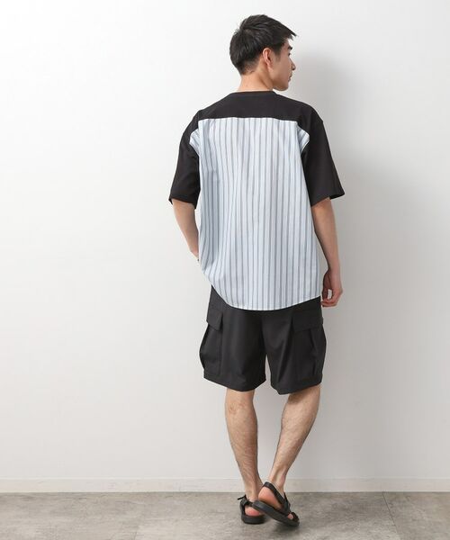 THE SHOP TK / ザ ショップ ティーケー シャツ・ブラウス | エシカルブロード切替Tシャツ | 詳細7