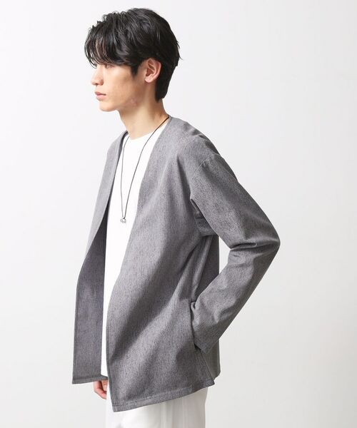 THE SHOP TK / ザ ショップ ティーケー カーディガン・ボレロ | シャリルジャージカーディガン 洗濯機OK/吸水速乾/イージーケア/セットアップ可 | 詳細1