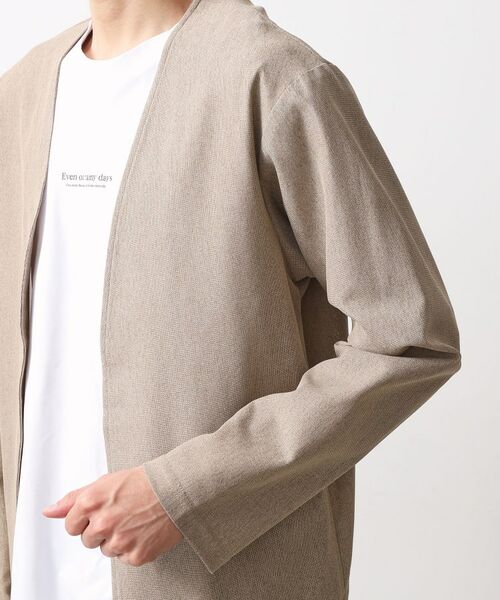 THE SHOP TK / ザ ショップ ティーケー カーディガン・ボレロ | シャリルジャージカーディガン 洗濯機OK/吸水速乾/イージーケア/セットアップ可 | 詳細16