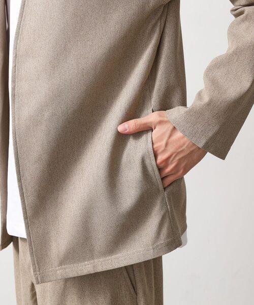 THE SHOP TK / ザ ショップ ティーケー カーディガン・ボレロ | シャリルジャージカーディガン 洗濯機OK/吸水速乾/イージーケア/セットアップ可 | 詳細17