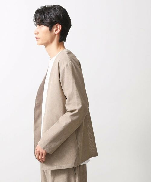 THE SHOP TK / ザ ショップ ティーケー カーディガン・ボレロ | シャリルジャージカーディガン 洗濯機OK/吸水速乾/イージーケア/セットアップ可 | 詳細5