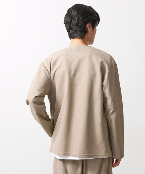 THE SHOP TK / ザ ショップ ティーケー カーディガン・ボレロ | シャリルジャージカーディガン 洗濯機OK/吸水速乾/イージーケア/セットアップ可 | 詳細6