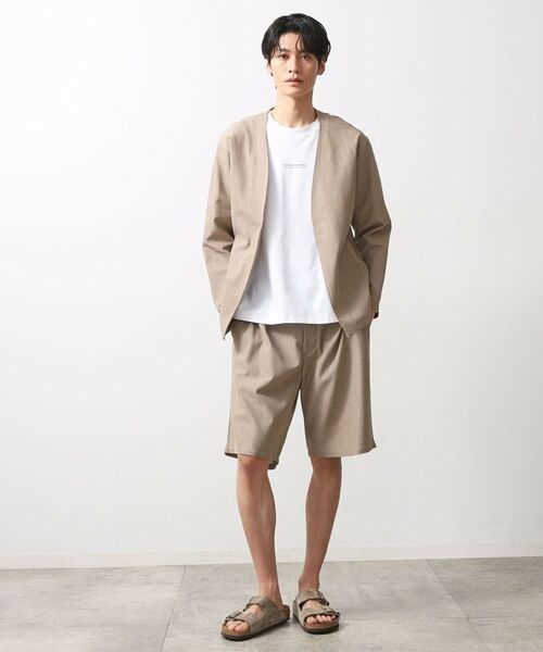 THE SHOP TK / ザ ショップ ティーケー カーディガン・ボレロ | シャリルジャージカーディガン 洗濯機OK/吸水速乾/イージーケア/セットアップ可 | 詳細7