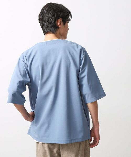 THE SHOP TK / ザ ショップ ティーケー カーディガン・ボレロ | 梨地アンサンブルカーディガン　五分袖カーディガン＋半袖Tシャツセット/マシンウォッシャブル | 詳細10