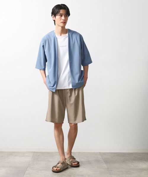 THE SHOP TK / ザ ショップ ティーケー カーディガン・ボレロ | 梨地アンサンブルカーディガン　五分袖カーディガン＋半袖Tシャツセット/マシンウォッシャブル | 詳細11