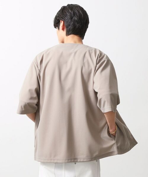 THE SHOP TK / ザ ショップ ティーケー カーディガン・ボレロ | 梨地アンサンブルカーディガン　五分袖カーディガン＋半袖Tシャツセット/マシンウォッシャブル | 詳細14