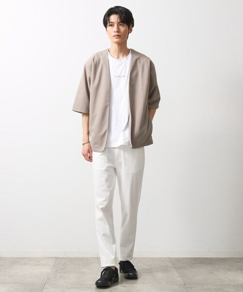 THE SHOP TK / ザ ショップ ティーケー カーディガン・ボレロ | 梨地アンサンブルカーディガン　五分袖カーディガン＋半袖Tシャツセット/マシンウォッシャブル | 詳細15