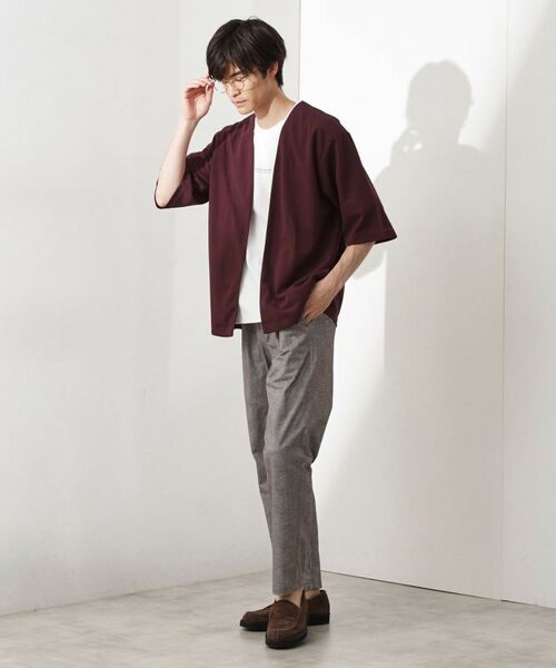 THE SHOP TK / ザ ショップ ティーケー カーディガン・ボレロ | 梨地アンサンブルカーディガン　五分袖カーディガン＋半袖Tシャツセット/マシンウォッシャブル | 詳細20