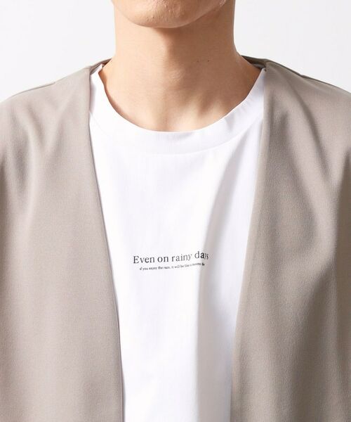 THE SHOP TK / ザ ショップ ティーケー カーディガン・ボレロ | 梨地アンサンブルカーディガン　五分袖カーディガン＋半袖Tシャツセット/マシンウォッシャブル | 詳細25