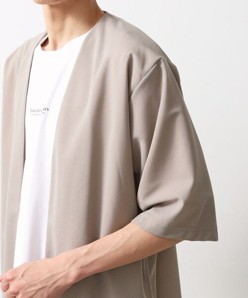 THE SHOP TK / ザ ショップ ティーケー カーディガン・ボレロ | 梨地アンサンブルカーディガン　五分袖カーディガン＋半袖Tシャツセット/マシンウォッシャブル | 詳細26