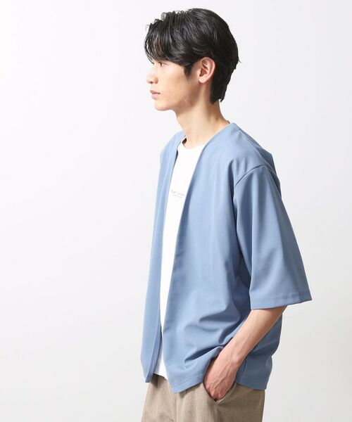 THE SHOP TK / ザ ショップ ティーケー カーディガン・ボレロ | 梨地アンサンブルカーディガン　五分袖カーディガン＋半袖Tシャツセット/マシンウォッシャブル | 詳細9