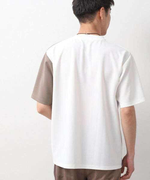 THE SHOP TK / ザ ショップ ティーケー Tシャツ | ツイルブロッキング半袖Tシャツ | 詳細10