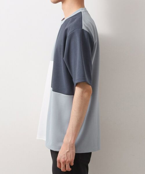 THE SHOP TK / ザ ショップ ティーケー Tシャツ | ツイルブロッキング半袖Tシャツ | 詳細14