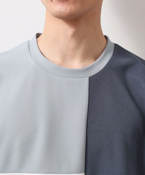 THE SHOP TK / ザ ショップ ティーケー Tシャツ | ツイルブロッキング半袖Tシャツ | 詳細16