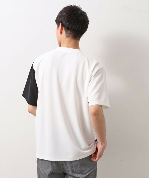 THE SHOP TK / ザ ショップ ティーケー Tシャツ | ツイルブロッキング半袖Tシャツ | 詳細2