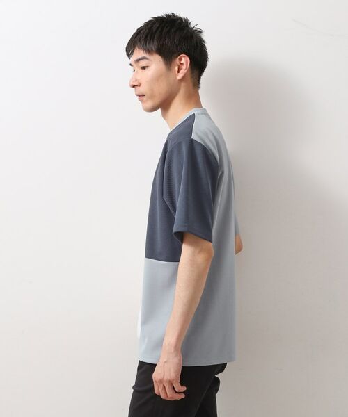 THE SHOP TK / ザ ショップ ティーケー Tシャツ | ツイルブロッキング半袖Tシャツ | 詳細5