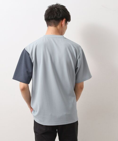 THE SHOP TK / ザ ショップ ティーケー Tシャツ | ツイルブロッキング半袖Tシャツ | 詳細6