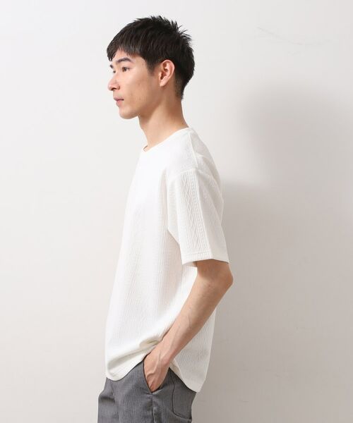 THE SHOP TK / ザ ショップ ティーケー Tシャツ | ライトフクレジャカード半袖Tシャツ 洗濯機OK | 詳細2