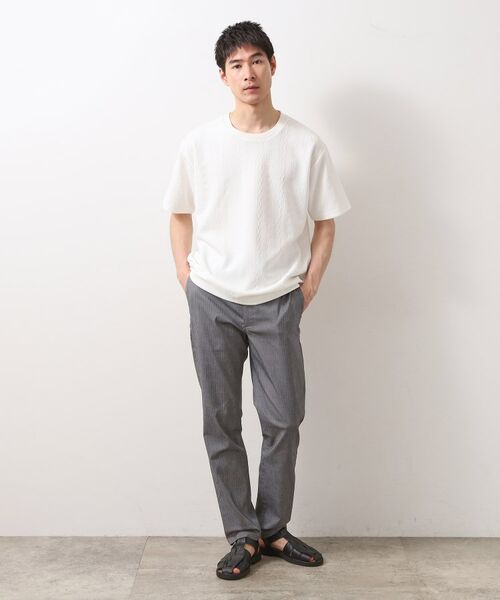 THE SHOP TK / ザ ショップ ティーケー Tシャツ | ライトフクレジャカード半袖Tシャツ 洗濯機OK | 詳細3