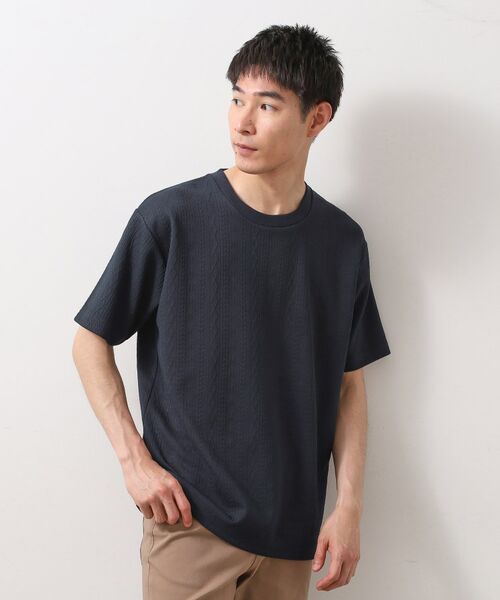 THE SHOP TK / ザ ショップ ティーケー Tシャツ | ライトフクレジャカード半袖Tシャツ 洗濯機OK | 詳細5